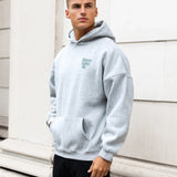 Luke Relaxed Hoodie - Marl Grey