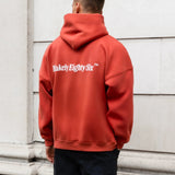 Luke Relaxed Hoodie - Washed Red