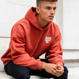 Luke Relaxed Hoodie - Washed Red