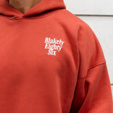 Luke Relaxed Hoodie - Washed Red