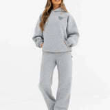 Romi Oversized Hoodie - Marl Grey