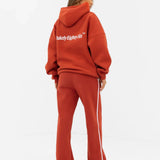 Romi Oversized Hoodie - Washed Red