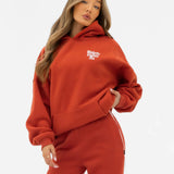 Romi Oversized Hoodie - Washed Red