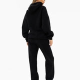 Iris Oversized Hoodie - Black