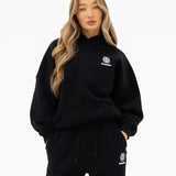 Iris Oversized Hoodie - Black
