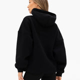 Iris Oversized Hoodie - Black