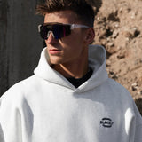 Track Active Hoodie - Marl White