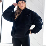 Saskia Oversized Hoodie - Black