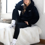 Saskia Oversized Hoodie - Black