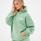 Motion Oversized Hoodie - Pale Green
