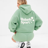Motion Oversized Hoodie - Pale Green