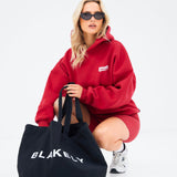 Motion Oversized Hoodie - Cherry Red