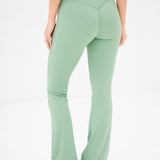 Ultimate Flared Leggings - Pale Green