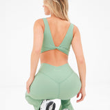 Ultimate Flared Leggings - Pale Green