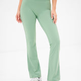 Ultimate Flared Leggings - Pale Green