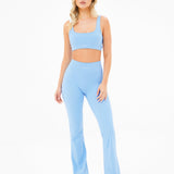 Ultimate Flared Leggings - Sky Blue