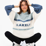 Alpine Oversized Hoodie - Mineral Blue