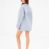 Elena Stripe Shirt - Blue