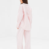 Elena Stripe Shirt - Light Pink
