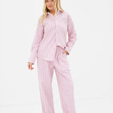 Elena Stripe Shirt - Pink