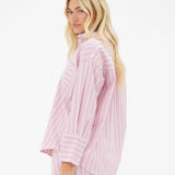 Elena Stripe Shirt - Pink