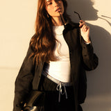 Sabrina Oversized Shirt - Black