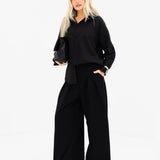 Sabrina Oversized Shirt - Black