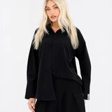 Sabrina Oversized Shirt - Black
