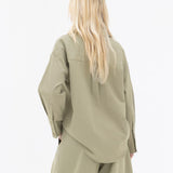 Sabrina Oversized Shirt - Warm Olive