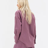 Sabrina Oversized Shirt - Dusty Rose
