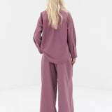 Sabrina Oversized Shirt - Dusty Rose