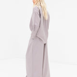 Sabrina Oversized Shirt - Pebble