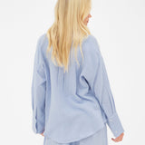 Mila Oversized Shirt - Summer Blue