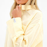 Mila Oversized Shirt - Butter Yellow