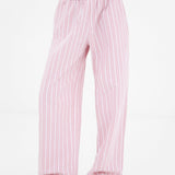 Elena Stripe Trousers - Pink