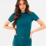 Lucia Baby Tee - Soft Teal