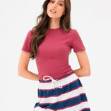 Lucia Baby Tee - Hot Pink
