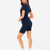 Lucia Baby Tee - Navy