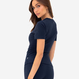 Lucia Baby Tee - Navy