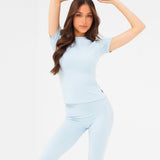 Lucia Baby Tee - Pastel Blue