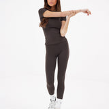 Lucia Baby Tee - Espresso Brown