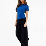 Lucia Baby Tee - Dark Cobalt