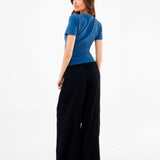Lucia Baby Tee - Dark Blue