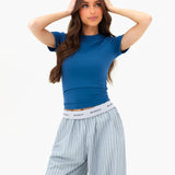 Lucia Baby Tee - Dark Blue