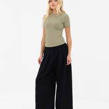 Lucia Baby Tee - Warm Olive