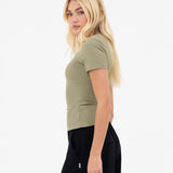 Lucia Baby Tee - Warm Olive