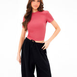Lucia Baby Tee - Bright Pink