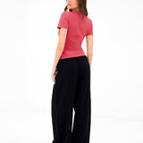 Lucia Baby Tee - Bright Pink