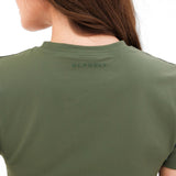 Lucia Baby Tee - Khaki Green