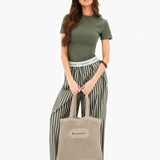 Lucia Baby Tee - Khaki Green